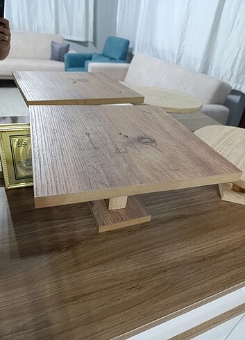 Ahşap pasta standı  - Görsel 2