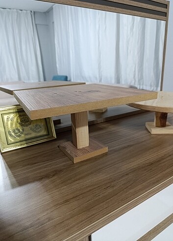 Ahşap pasta standı  - Görsel 4