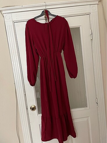 38 Beden bordo Renk Bordo elbise