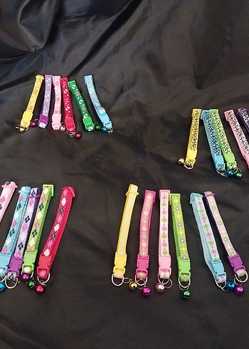 Renkli Çoklu Kedi Tasması - Görsel 2