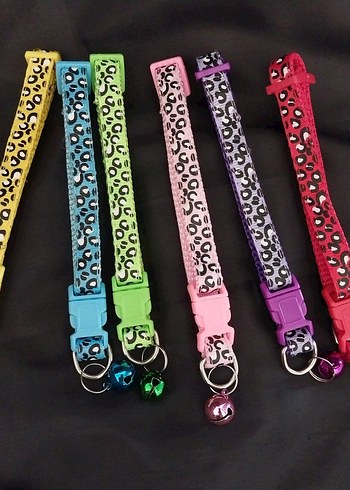 Renkli Çoklu Kedi Tasması - Görsel 4