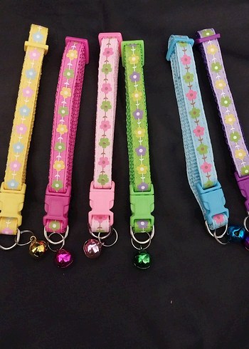 Renkli Çoklu Kedi Tasması - Görsel 5