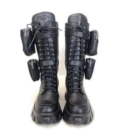 diğer Beden siyah Renk Prada Monolith Boots 0 hakiki deri çizme