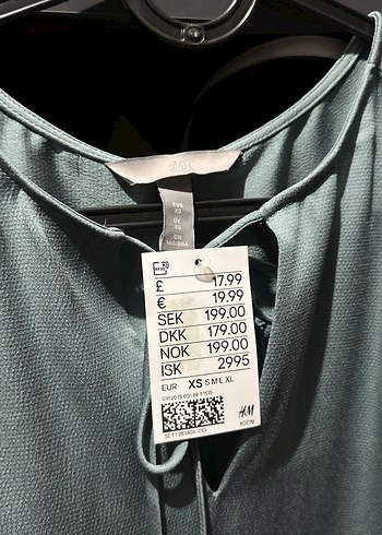 Su yeşili V Yakalı Kolsuz Kadın Bluz - Görsel 2