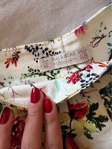 Pull and Bear Pull&Bear Çiçekli Şort Etek