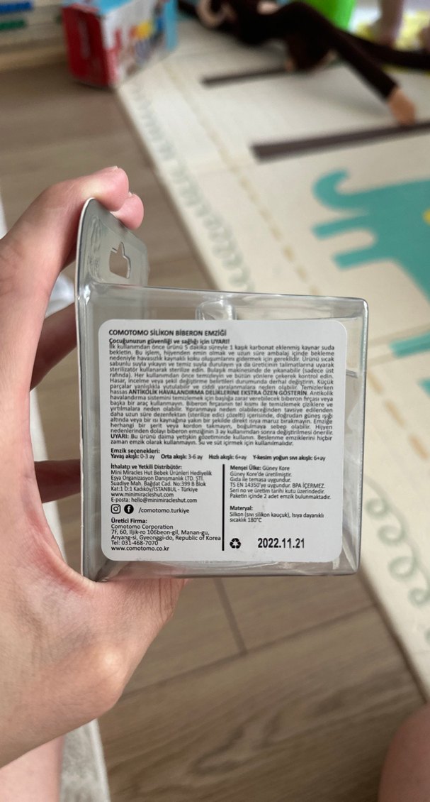 Como Tomo Hızlı Akışlı Silikon Biberon Emziği 2'li - Görsel 3