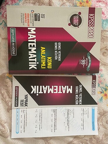 Pegem matematik konu anlatım-yaprak test