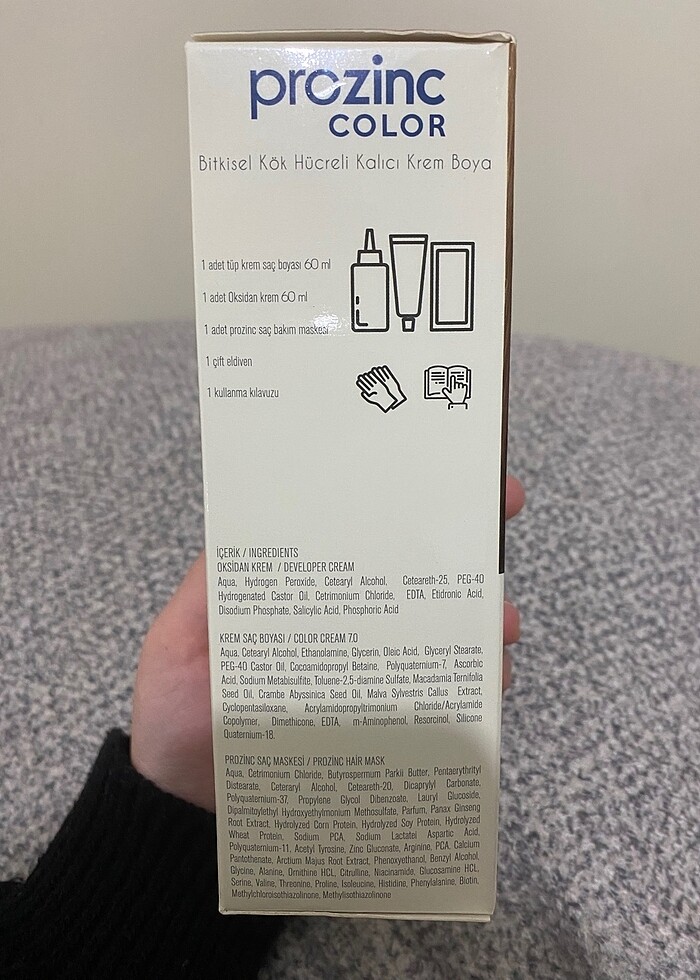Prozinc color bitkisel saç boyası - Görsel 3