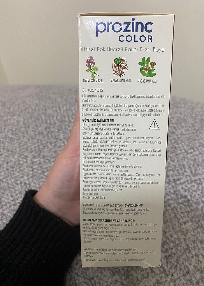Prozinc color bitkisel saç boyası - Görsel 4