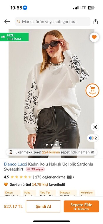 Beyaz Sweat