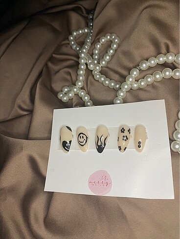 Beden Renk Nail art takma tırnak seti