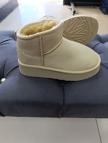 36 Beden ten rengi Renk Ugg ultra mini platform bej