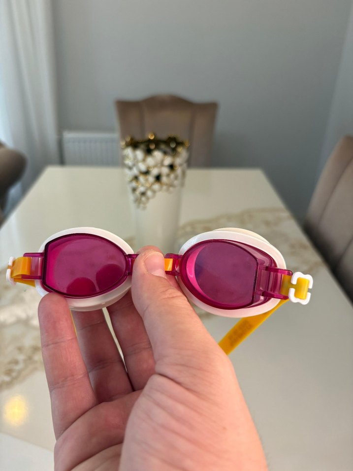 Pembe Mini Bağlamalı Yüzücü Gözlüğü - Görsel 4