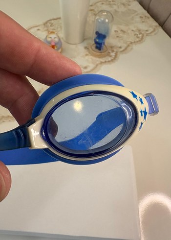 Mavi Bağcıklı Yüzücü Gözlüğü - Görsel 4