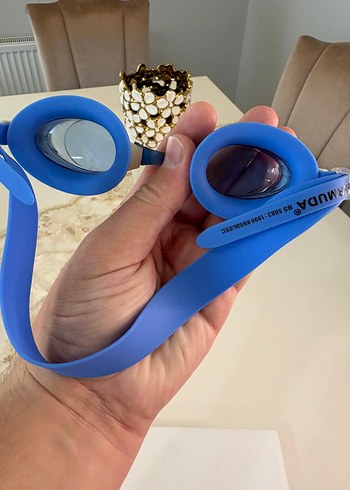 Mavi Bağcıklı Yüzücü Gözlüğü - Görsel 2