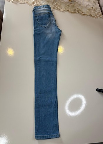 28 Beden Günlük Kullanım İçin Mavi Kadın Kot Pantolon