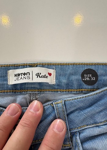 Koton Günlük Kullanım İçin Mavi Kadın Kot Pantolon