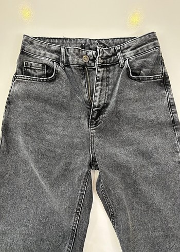 Diğer Gri Denim Kadın Kot Pantolon