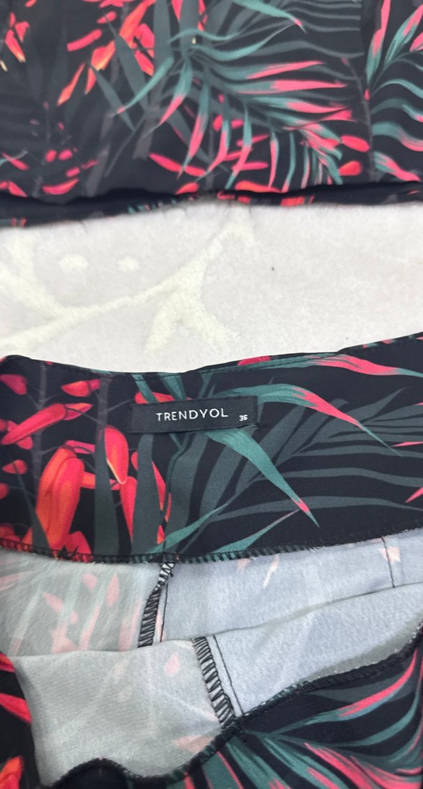 Bohem Tarzı Desenli Kadın Şort Tulum - Görsel 4