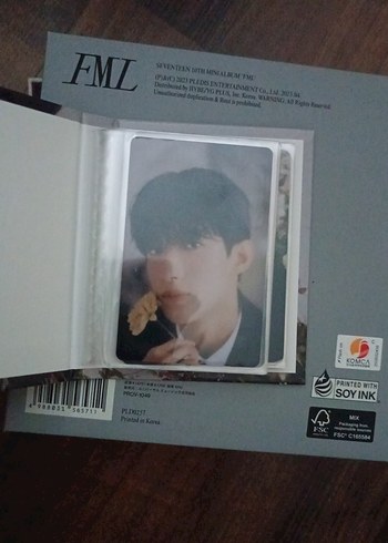 Beden Renk FML seventeen Mini Albüm