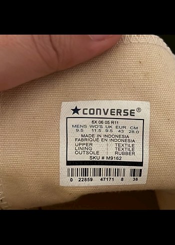 Converse Beyaz Minimalist erkek Spor Ayakkabı - Görsel 4