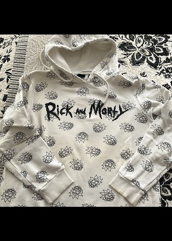 Baskılı Kapüşonlu erkek Sweatshirt - Görsel 5