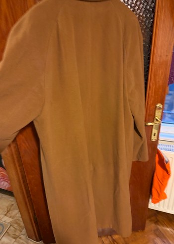 Bej Süet Uzun Erkek Kaban - Görsel 3