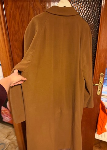 Bej Süet Uzun Erkek Kaban - Görsel 4