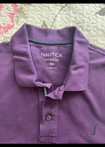 Mor Kısa Kollu Erkek Polo Tişört - Görsel 2