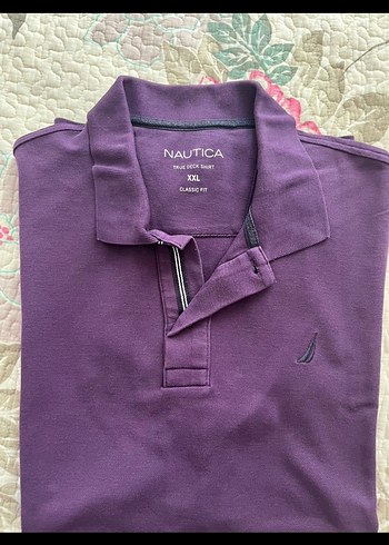 Mor Kısa Kollu Erkek Polo Tişört - Görsel 3