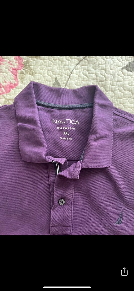 Mor Kısa Kollu Erkek Polo Tişört - Görsel 2