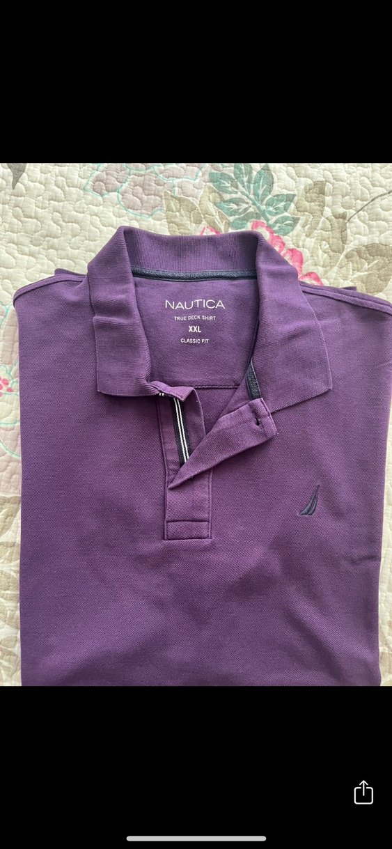 Mor Kısa Kollu Erkek Polo Tişört - Görsel 3