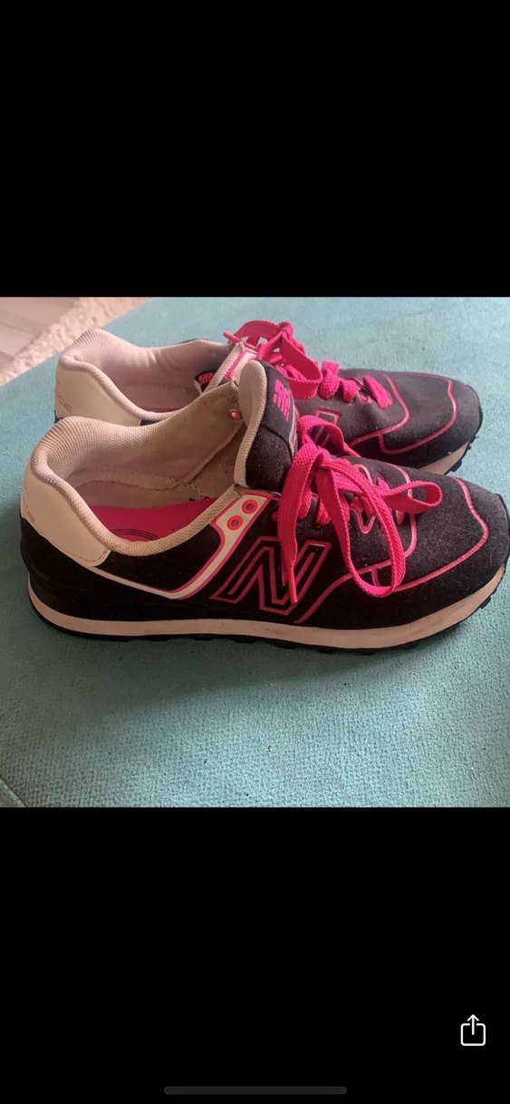 Pembe Kadın Spor Ayakkabı - Düz Taban, Elastik Bağcıklı - Görsel 3
