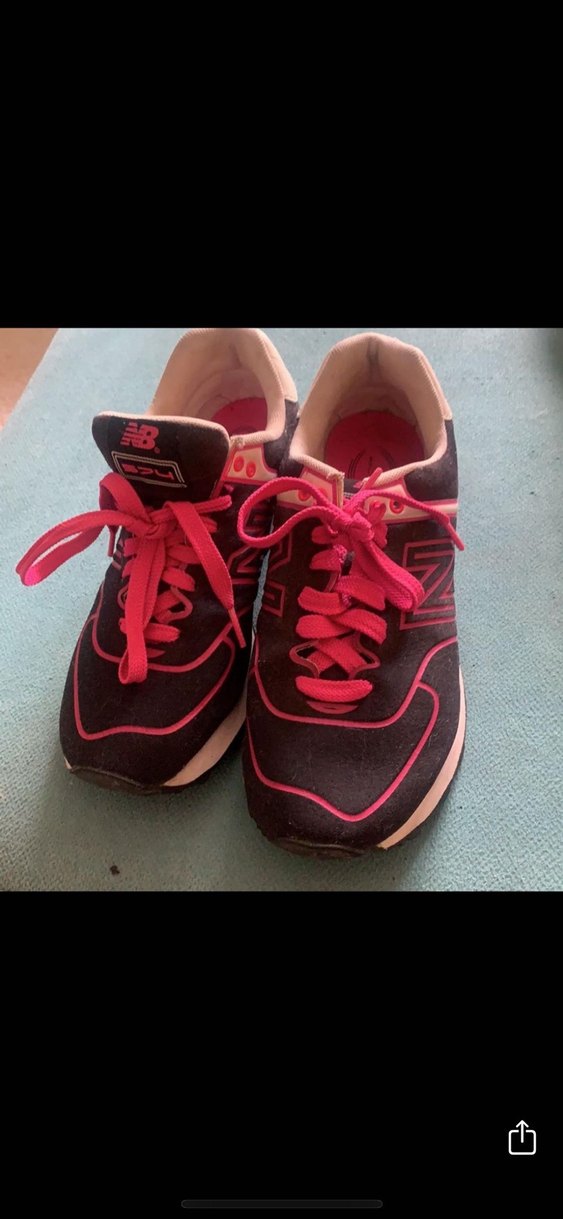 Pembe Kadın Spor Ayakkabı - Düz Taban, Elastik Bağcıklı - Görsel 4