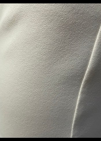 Beyaz Drapeli Straplez Uzun Gelinlik - Görsel 4