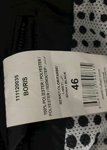 Lufian Siyah Erkek ince Mont - Görsel 3