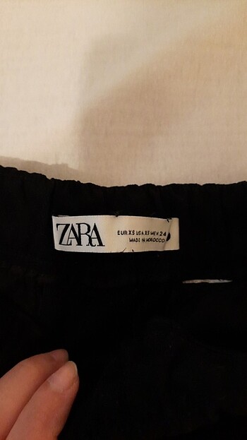 xs Beden Zara kumas pantolon