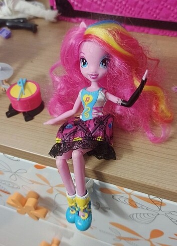 Pinkie pie my little pony equestria girls figür oyuncak bebek