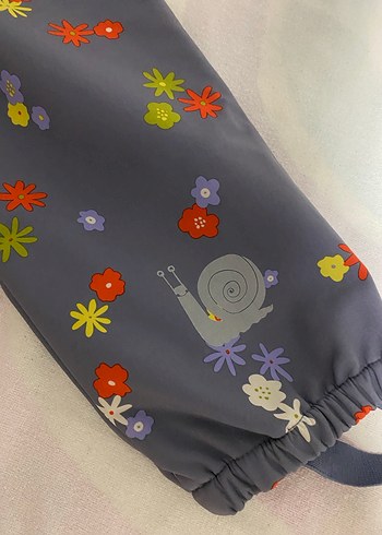 Tchibo Kız çocuk Gri Kürklü Kar Tulumu - Görsel 11