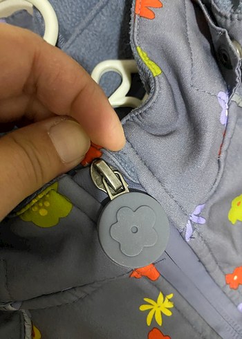 Tchibo Kız çocuk Gri Kürklü Kar Tulumu - Görsel 5