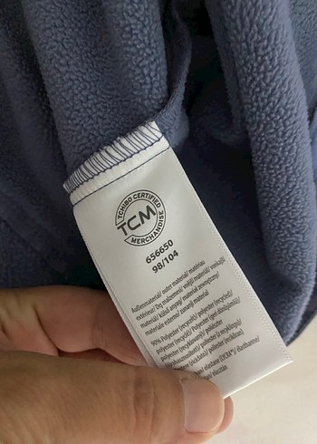 Tchibo Kız çocuk Gri Kürklü Kar Tulumu - Görsel 6