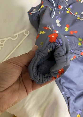 Tchibo Kız çocuk Gri Kürklü Kar Tulumu - Görsel 9