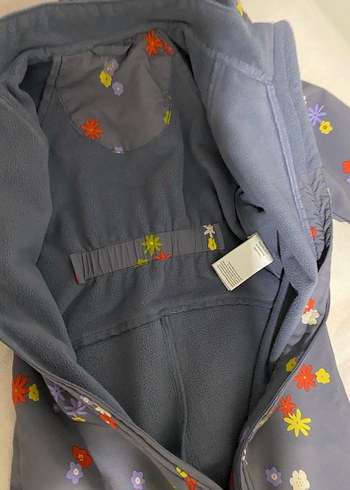 Tchibo Kız çocuk Gri Kürklü Kar Tulumu - Görsel 7