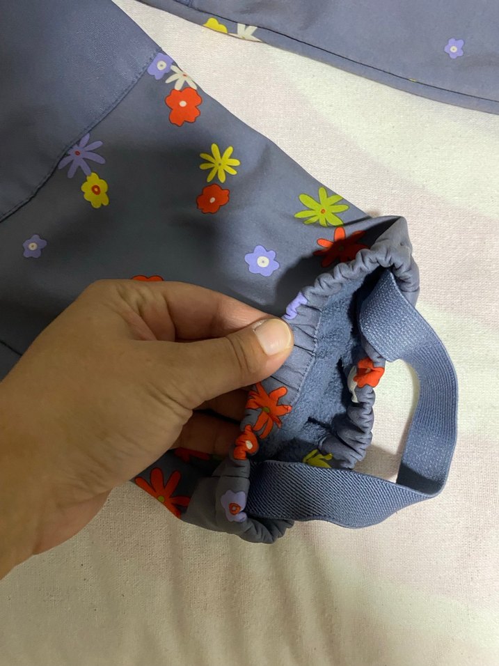 Tchibo Kız çocuk Gri Kürklü Kar Tulumu - Görsel 4