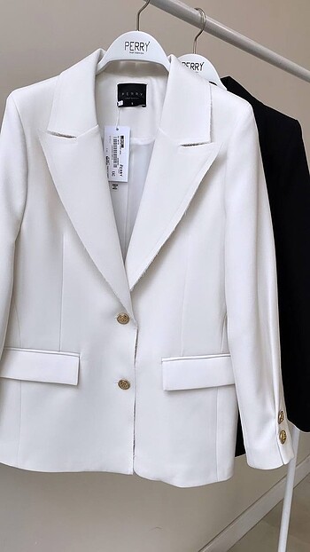 Blazer ceket beyaz