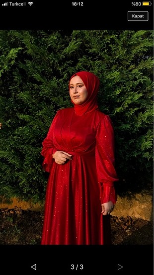 Mango Kırmızı abiye