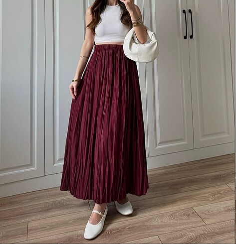 Kraş Etek Bordo