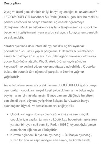 Diğer Lego duplo Oyun Seti