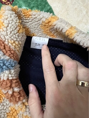 18-24 Ay Beden camel Renk Zara çocuk kalın swetshirt