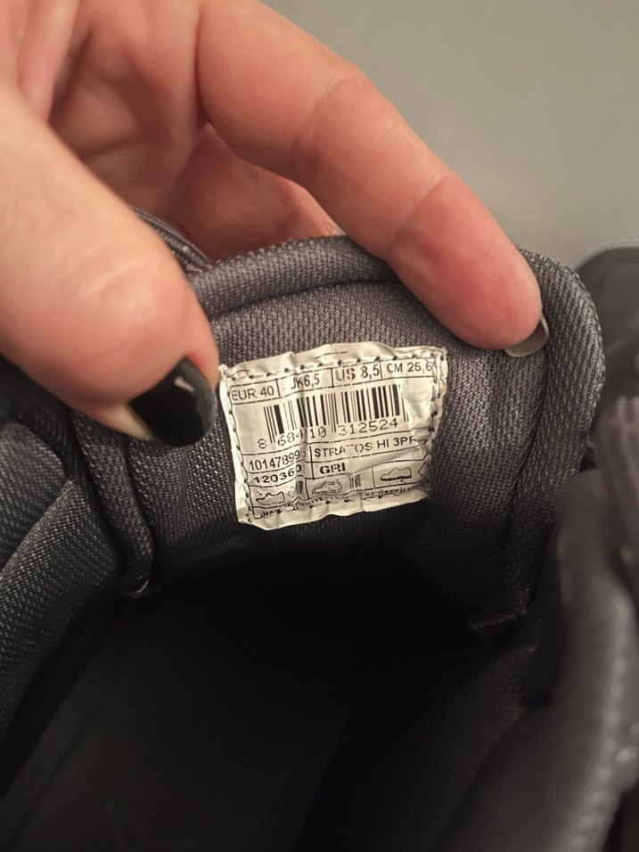 Gri Bağcıklı Erkek Outdoor Bot - Görsel 5